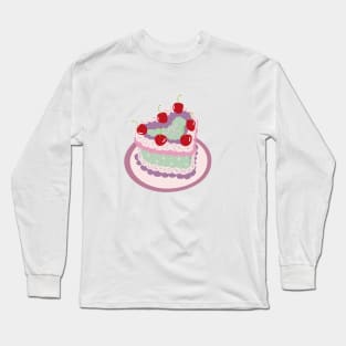Virgo Baby Heart Cake Design Long Sleeve T-Shirt